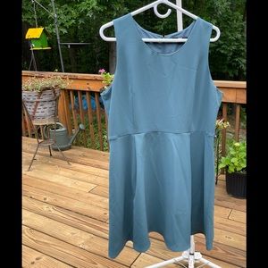 Uniqlo A-line Pleated Sleeveless Dress Size XL